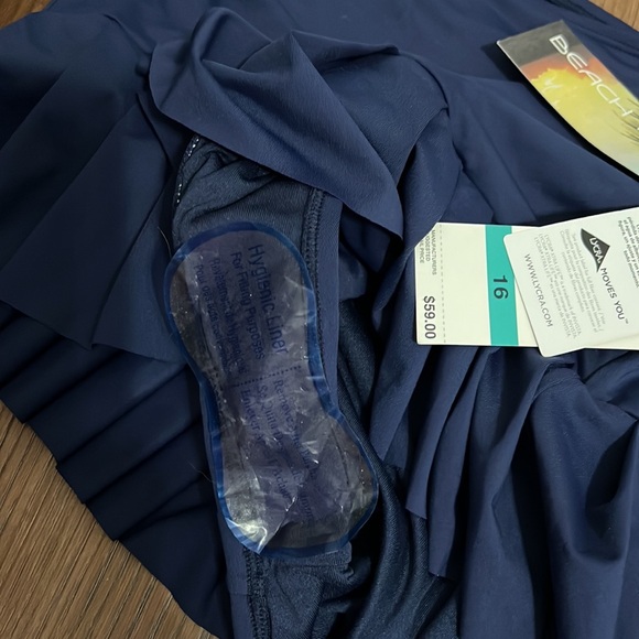 NWT Size 16 BEACH HOUSE Sophie Pleated Skirted Swim Bottom with Attached Bikini - Picture 8 of 16